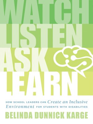 cover image of Watch, Listen, Ask, Learn
